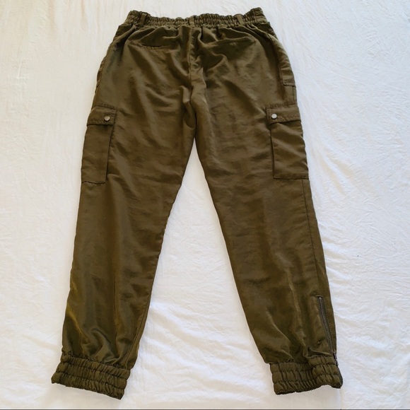 ANTHROPOLOGIE Elevensies Green Cargo Pants - Picture 6 of 6